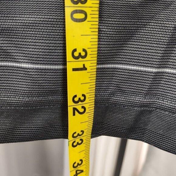 Cutter & Buck Dark Gray Light Gray White Polyester DryTec Polo Golf Shirt Sz XXL - Picture 6 of 12